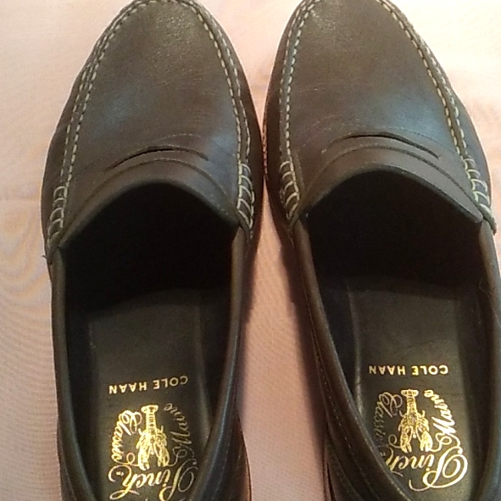 Leather Cole Haan penny loafer